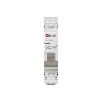 Автоматический выключатель ВА 47-63N 1P 32А (D) 4,5 кА PROXIMA EKF