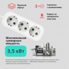 Удлинитель Smartbuy, 3 гнезда 5 метров 16А/3,5кВт с заземлением ПВС 3х1,0 (SBE-16-3-05-Z)/40