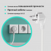 Удлинитель Smartbuy, 4 гнезда 5 метров 16А/3,5кВт с заземлением ПВС 3х1,0 (SBE-16-4-05-Z)/30