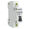 Автоматический выключатель 1P 40А (C) 4,5кА ВА 47-29 Basic