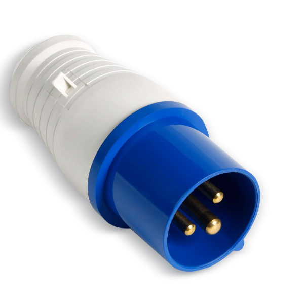 Вилка переносная 013 2Р+РЕ 16А 220В IP44, Smartbuy  (SBE-16-PP3-220 )